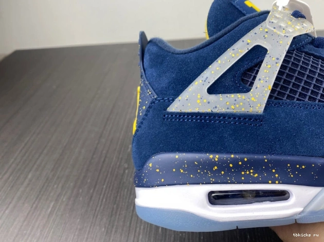 Rep TB AJ4-1036660 Air Jordan Michigan Retro 4 (PE) 0806